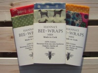 Hanna's Beeswax Wraps - Midi Duo - Replaces Cling Film (2 Pack)